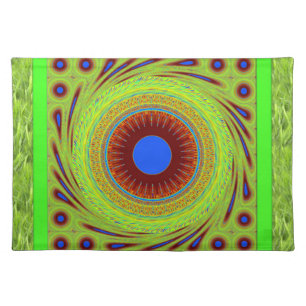 Don't Worry Be Happy Art Print Cloth Placemat