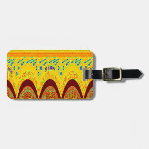 Don't Worry Be Happy Art Print Design Luggage Tag