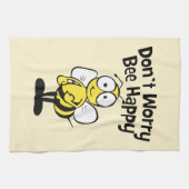 Don't Worry Be Happy Bee | Bumble Bee Kitchen Towel (Horizontal)