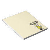 Don't Worry Be Happy Bee | Bumble Bee Notepad (Angled)