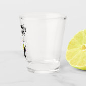 Don't Worry Be Happy Bee | Bumble Bee Shot Glass (Right)
