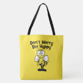 Don't Worry Be Happy Bee | Bumble Bee Tote Bag (Front)
