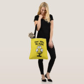 Don't Worry Be Happy Bee | Bumble Bee Tote Bag (On Model)