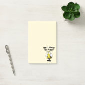 Don't Worry Be Happy Bee | Cute Bumble Bee Yellow Post-it Notes (Office)
