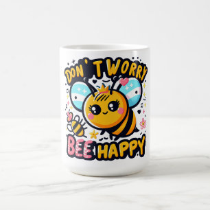Don't worry be happy coffee mug