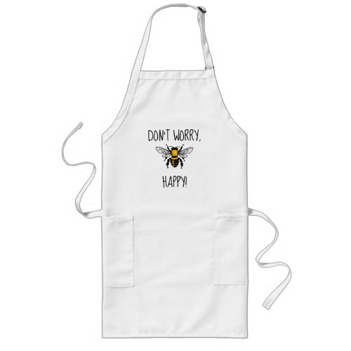 Dont Worry Be Happy Long Apron