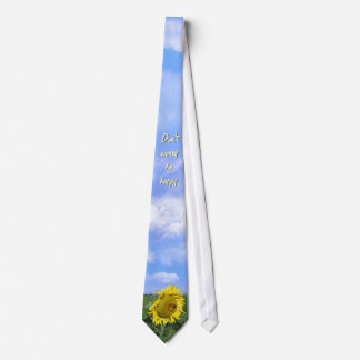 Don't worry be happy neck tie