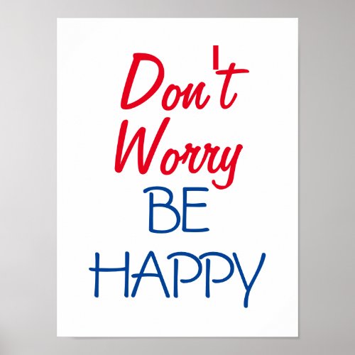 Dont Worry Be Happy Poster