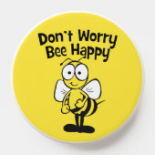 Don't Worry Be Happy Yellow Bumble Bee PopSocket (Popsocket)