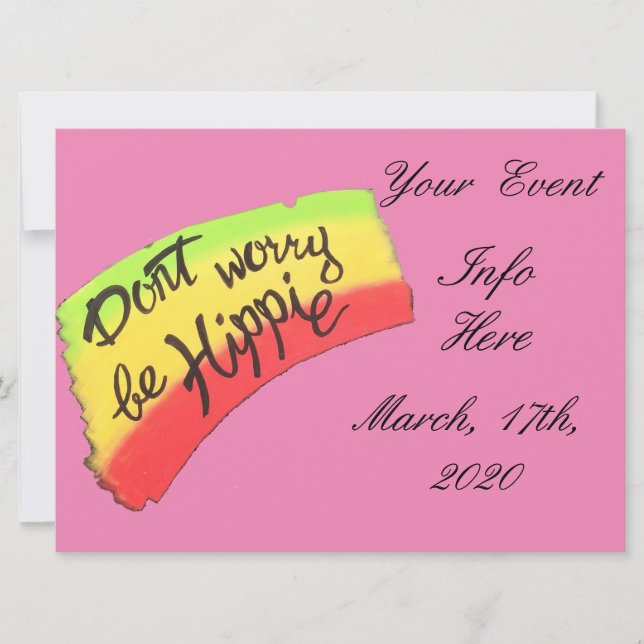 Don't Worry Be Hippie Thunder_Cove (Front)