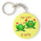 Dont Worry Be Hoppy Cute Cheerful Fun Green Frogs
