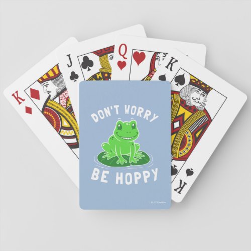 Dont Worry Be Hoppy Poker Cards