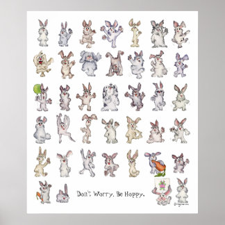 Don't Worry Be Hoppy Poster