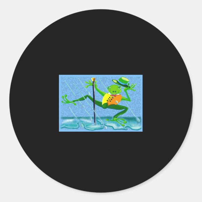 Dont Worry Be Hoppy Toddler  Classic Round Sticker (Front)