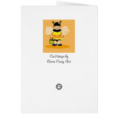 Don't worry, bee happy cards (Back)