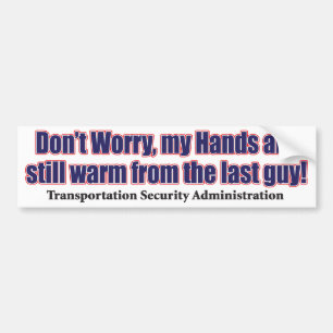 Don't-Worry Bumper Sticker