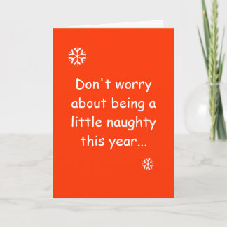 Don't worry... holiday card