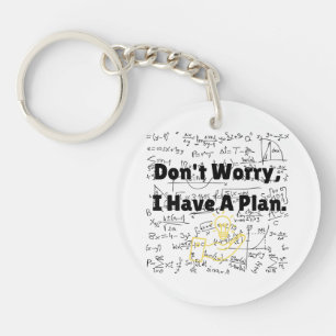 Don't Worry I Have A Plan Critical Fail Funny RPG Keychain