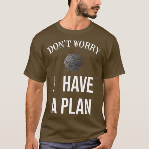 Dont Worry I Have A Plan Roleplaying Dice D20 GM G T_Shirt
