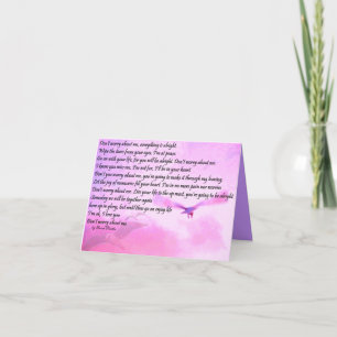 Don't Worry, I'll be with you_ Card
