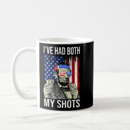 Dont Worry Ive Had Both My Shots American Flag 4 Coffee Mug