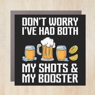 Don't Worry I've Had Funny Vaccine Cruise Door Car Magnet