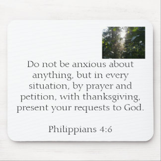 Don't worry. Just pray. Mouse Pad