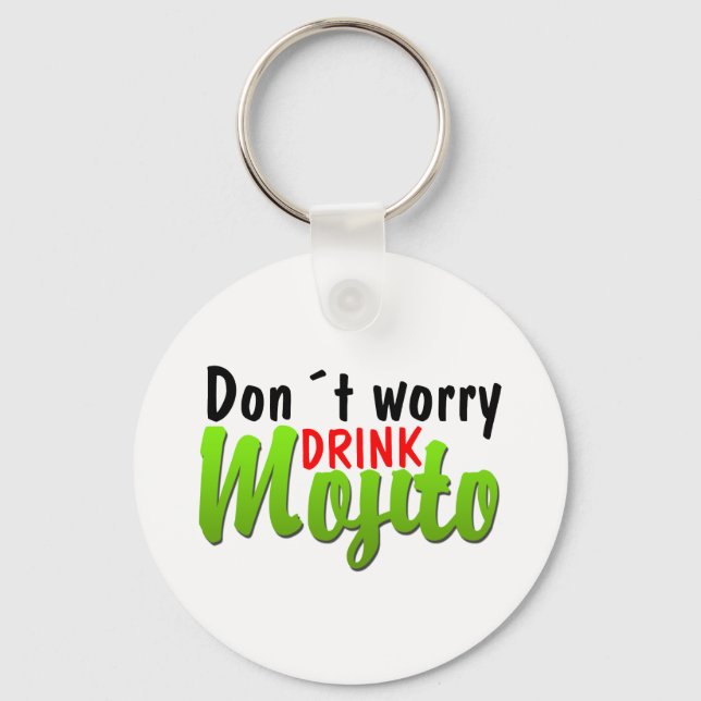 Dont Worry Keychain (Front)