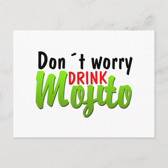 Dont Worry Postcard (Front)