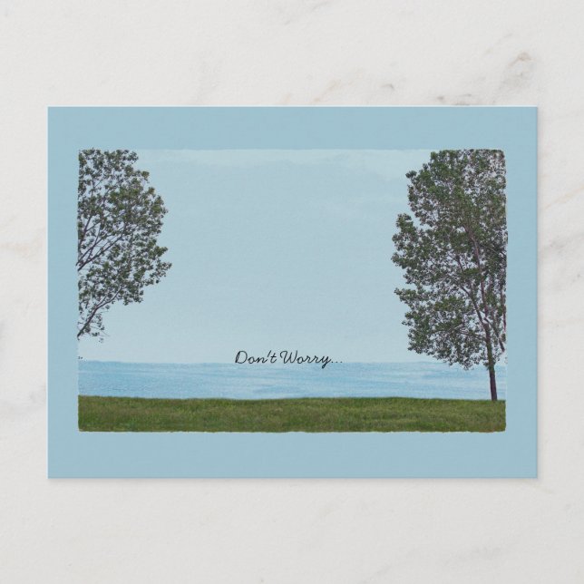 Don't Worry Postcard (Front)
