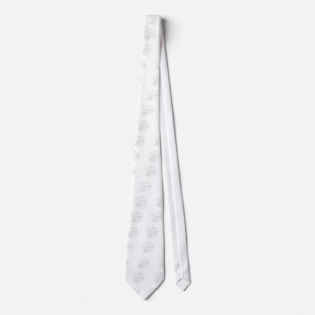 Don't Worry Pray Bible Verse Christian Inspiration Neck Tie (Front)