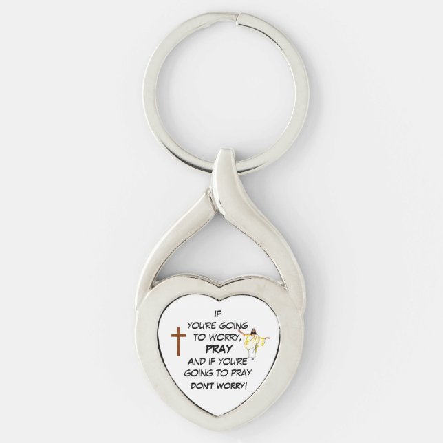 DON'T WORRY PRAY  KEYCHAIN (Front)