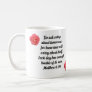 Don't Worry With Roses Custom Bible Verse Coffee Mug