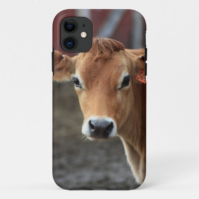 Don't you think I'm Pretty Jersey Cow Case-Mate iPhone Case (Back)