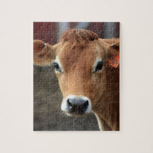 Don't you think I'm Pretty Jersey Cow Jigsaw Puzzle