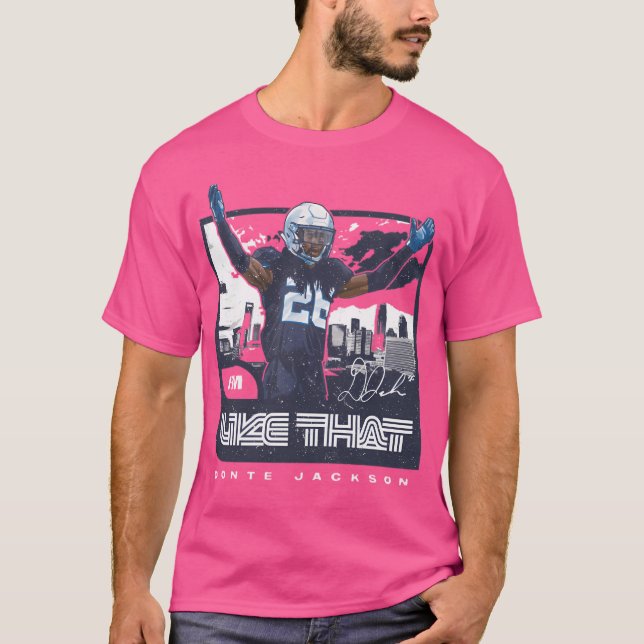 Donte Jackson Carolina I'M Like That Cityscape T-Shirt (Front)