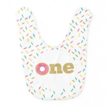 Donut 1st Birthday Baby Bib Donut 1st Birthday Baby Bib