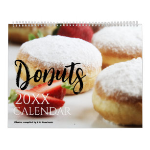 Donut 2027 Gift Dougnnut Shop Calendar