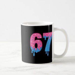 Donut 67 Meme Fun Six Seven Sprinkles Design Coffee Mug
