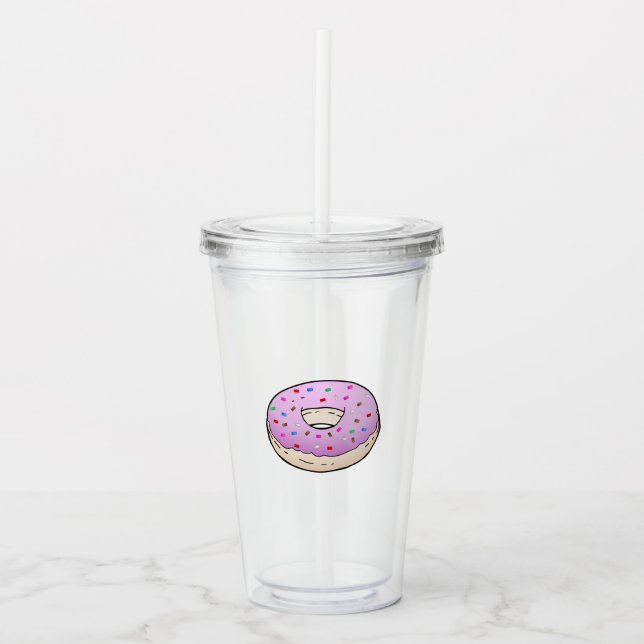 Donut - Acrylic Tumbler (Front)