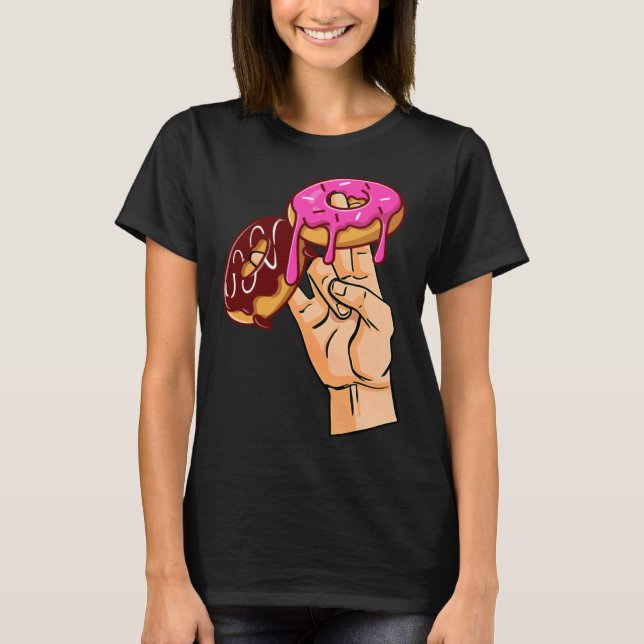 Donut Adult Joke Meme Men Dad Father s Day T-Shirt (Front)