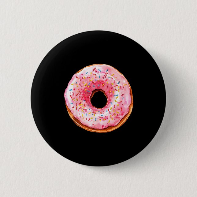 Donut Adult Kids Men Women Doughnut Costume  Button (Front)