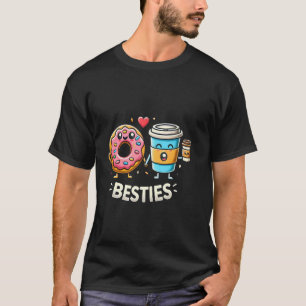 Donut and Coffee Besties T-Shirt