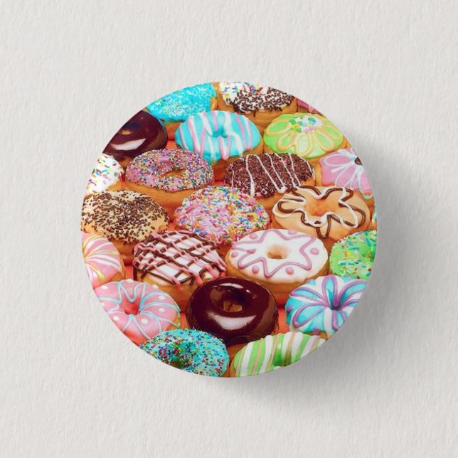 donut art design button (Front)