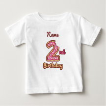 Donut Baby 2nd birthday t-shirt