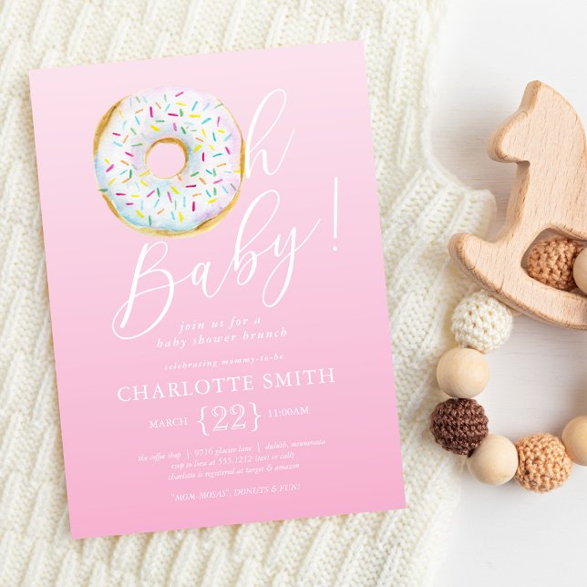 Donut Baby Shower Invitation (Creator Uploaded)