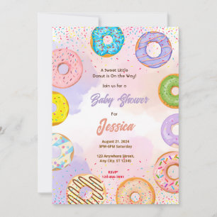 Donut Baby Shower Invitation