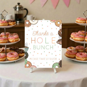 Donut Baby Shower Party Favor Table Sign