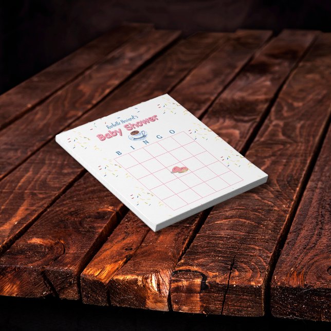 Donut Baby Shower Sprinkles Bingo Game Invitation (Creator Uploaded)