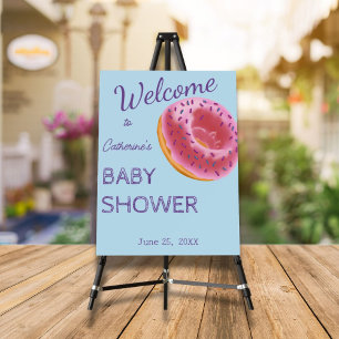 Donut Baby Shower Welcome Foam Board 